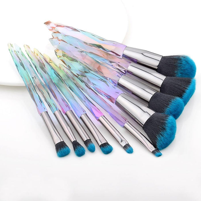 LUXURY PASTEL CRYSTAL BRUSH SET (10 PCS)